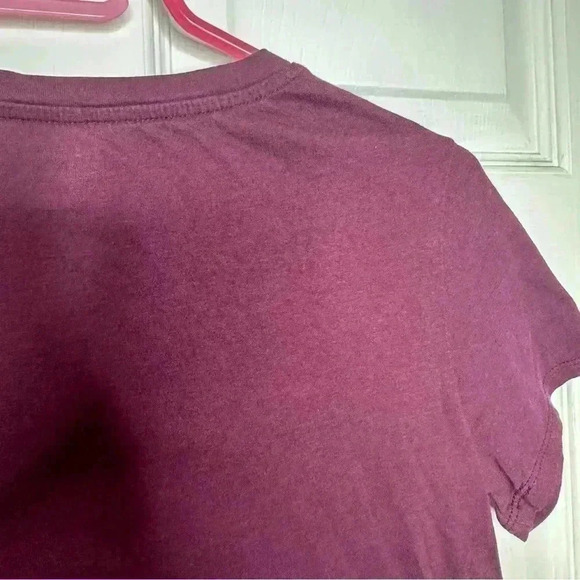 George T-Shirt Cozy Winter Vibes Purple & White Size Medium - Picture 11 of 16